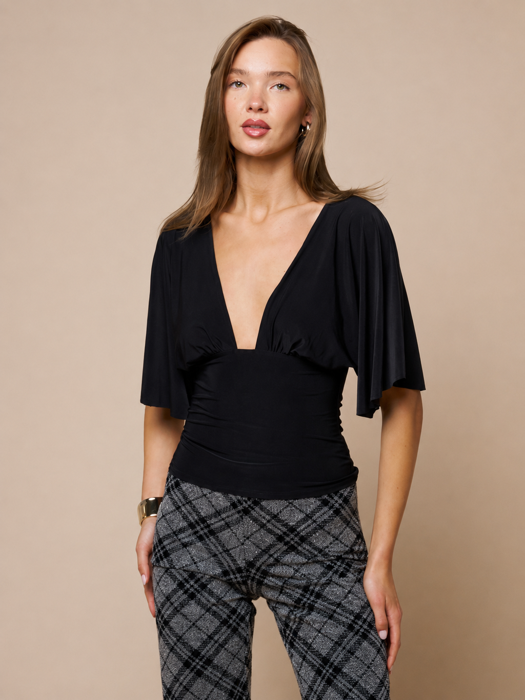 Short Sleeve Fitted Top