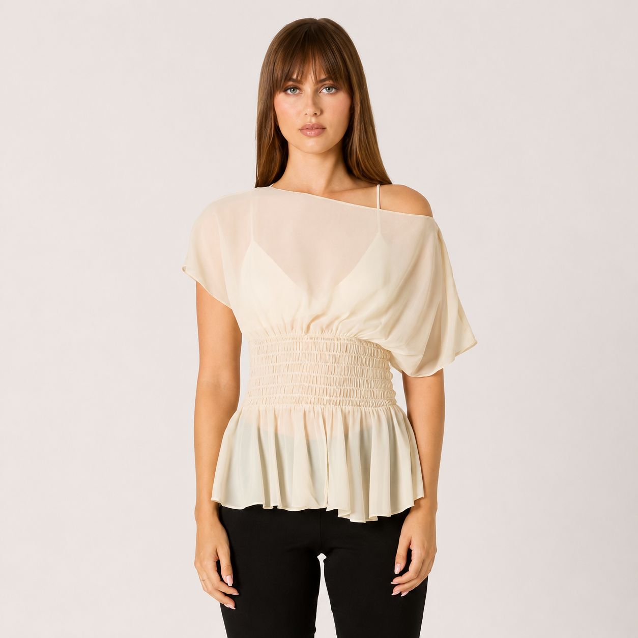 Sheer Vanilla Top