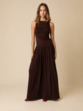 Leni Maxi Dress - Brown