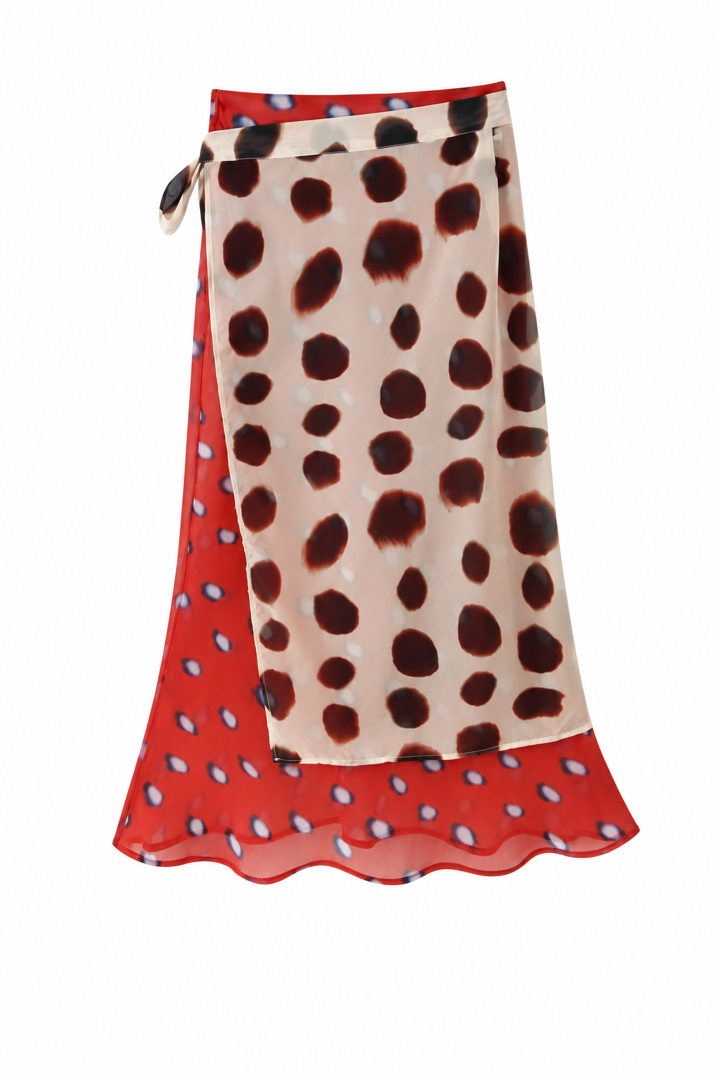 Polka Dot Wrap Skirt