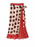 Polka Dot Wrap Skirt