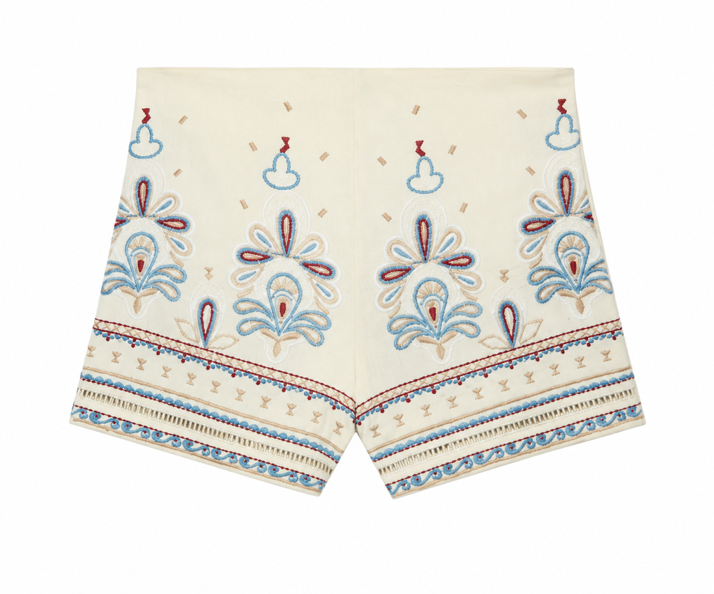 Embroidered Shorts