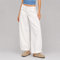 Lotus Balloon Jeans - White