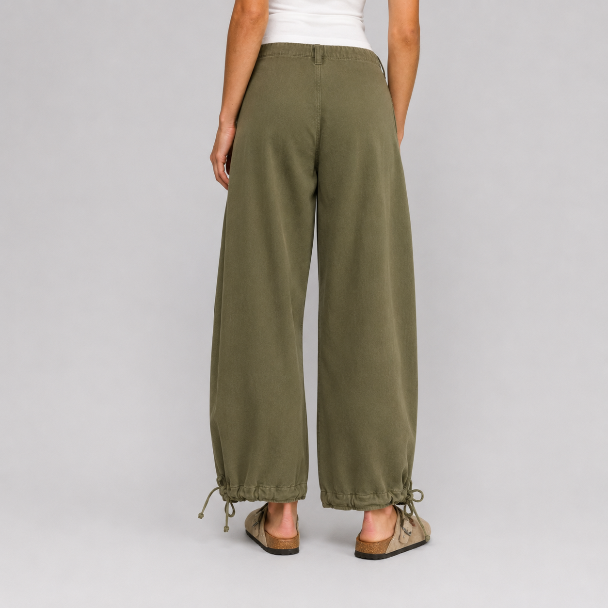 Lotus Balloon Jeans- Olive