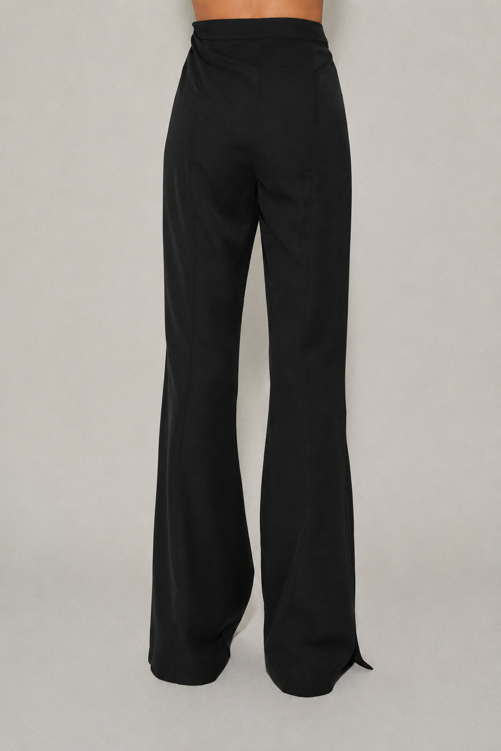 Ladies Woven Flare Leg Pants