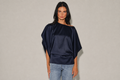 Woven Short Sleeve Flowy Top