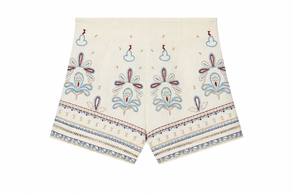 Embroidered Shorts