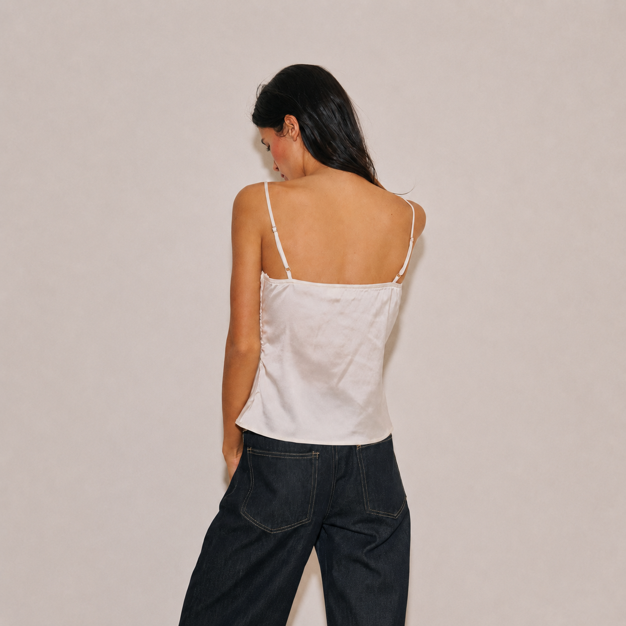 Woven Satin Top